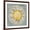 Brown Frame, variant on Art.com Mandala Delight IV Yellow Grey Art Print by Danhui Nai, 16" x 16"