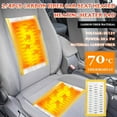 thumbnail image 3 of 12V Car Carbon Fiber Heater Seat Heating Pads Q6X0 War& WinAUSELLER, 3 of 7