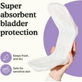 thumbnail image 2 of Because Premium Overnight Absorbency Incontinence Pads for Women, One Size, 120 Count, 2 of 7