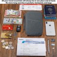 thumbnail image 4 of Bolsa de pasaporte de viaje multicolor, bolsa de tarjetas multifunción, bolsa de almacenamiento portátil, 4 of 5