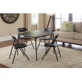 thumbnail image 2 of Cosco 5 Piece Folding Table And Chair Set Black, 2 of 2