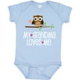 thumbnail image 3 of Inktastic My Grandma Loves Me Girls Girls Baby Bodysuit, 3 of 5