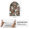 thumbnail image 2 of Yiaed Rabbits on Floral Print Winter Beanie for Men Women, Fleece Lined Beanie Soft Warm Knit Hat Ski Stocking Cuffed Ca, 2 of 6