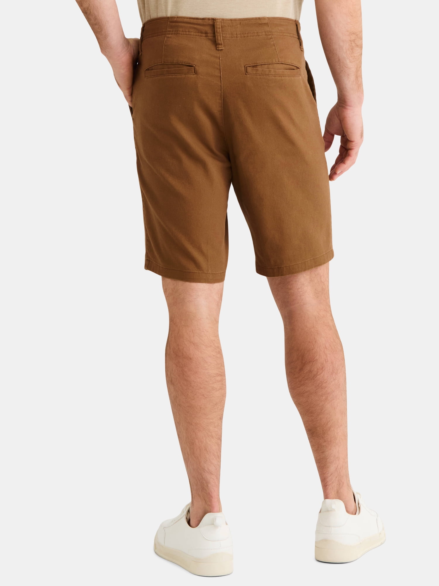 George Men's and Big Men's Flat Front Shorts, 9" Inseam, Sizes 28-54