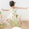 thumbnail image 2 of Girls Summer Outfits Size 10, Toddler Boys Girls Short Sleeve Floral Prints Tops T Shirt Shorts Casual Outfits Back To School Clothes for Girls, 2 of 4