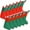 Red, variant on 7 Inch Christmas Mini Stockings Red Green Christmas Stockings Christmas Elf Stockings Xmas Tree Hanging Stockings for Christmas Party Decorations(12 Pcs)
