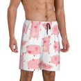 thumbnail image 2 of Fotbe Kawaii Pigs Pantalones Cortos de Pijama para Hombre, Ropa de Dormir, Pantalones de Pijama Cortos para Hombre-X-Large, 2 of 6