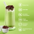 thumbnail image 7 of JWAY Instant Matcha Milk Boba Tea Kit with Authentic Brown Sugar Tapioca Boba Pearls, Bubble Milk Tea Boba Set, Ready in Under 1 Minute, Paper Straws Included, 3 Servings, 7 of 7