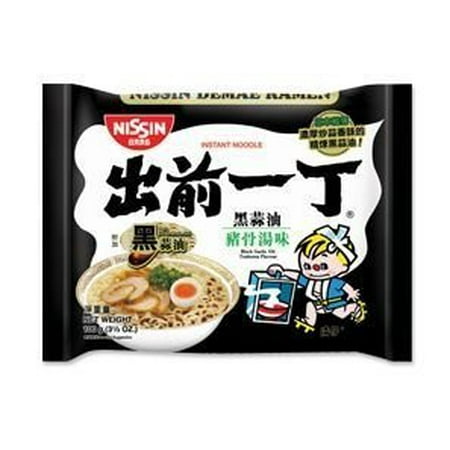 Instant Noodles Garlic - Nissin Ramen Instant Noodle Black Garlic Flavour 100g