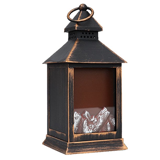 Linterna de llama para chimenea Linterna de llama LED Luz de noche retro para chimenea
