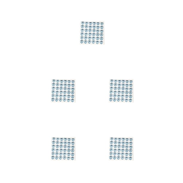 Monstrate 10 hojas de pegatinas de joyas, decoraciones, calcomanías acrílicas, Material de pegatinas para uñas, mesa, maquillaje, álbumes de recortes, Type2 NO2