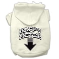 thumbnail image 4 of Pet, Dog  Cat Hoodie Screen Printed, "Happy Meter", 4 of 10