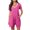 Hot Pink, variant on Fesfesfes Tshirts Shirts for Women Graphic Women Summer Casual Short Sleeve Rompers Loose Shorts Overalls Jumpsuit With Pockets Workout Shirts Women S(US:4)