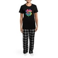 thumbnail image 4 of CafePress - St Patricks Day - Women's Short Sleeve Print T-Shirt and Pants Dark Cotton Pajama Set, 4 of 7