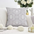 thumbnail image 2 of Upgrade Your Comfort: Grey and Beige Farmhouse Pillow Covers 16x16 Inch, Pack of 2, 2 of 6