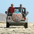 thumbnail image 6 of Camping Spare Tire Cover 14inch Christmas Gingerbread Village Protectors Weatherproof Dust-Proof Winter Cute Candy Fit for SUV Truck Travel Trailer, 6 of 8