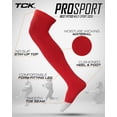 thumbnail image 2 of TCK Prosport Performance Fit Over the Knee Baseball & Softball Socks – Scarlet, Small, 2 of 2