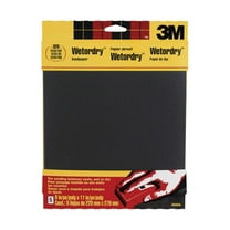 Waterproof Silicone Carbide Sandpaper, 320-Grit, 9 x 11-in., 5-Pk.