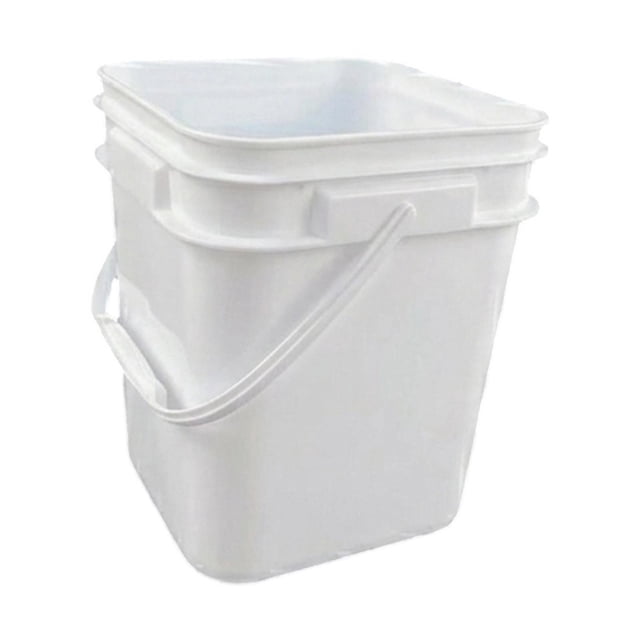 DimyFew Storage Bucket Supplies Portable Durability Premium Practical Versatile Professional Equipment with Gate and Lid 8L
