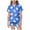 Blue, variant on TOOYOU Girls Sleepwear 2 Pack Pajamas Easter Day Printed Pjs Short Sleeved Button Top Shorts Homewear Pjs Set Sweet Girl Lightweight Pyjamas Size 3-4 Years Blue