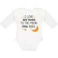 thumbnail image 3 of Inktastic I Love My Noni to the Moon and Back Boys or Girls Long Sleeve Baby Bodysuit, 3 of 5