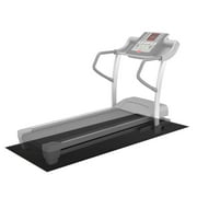 UBesGoo 90.55" x 39.37" PVC Exercise Equipment Mat - 0.24" Thickness Treadmill Mat, Exercise Bike Mat, Fitness Mat, Gym Mat, Black
