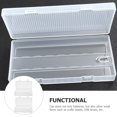 thumbnail image 4 of 2Pcs Clear Plastic Battery Case Storage Holder Box Container, 4 of 9