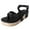 Black, variant on CAICJ98 Womens Shoes Ladies Fashion Solid Color Lace Thong Flat Casual Roman Sandals,White