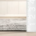 thumbnail image 3 of nuLOOM Elisabeth Medallion Machine Washable Area Rug, 6' 7" x 9', Grey, 3 of 9