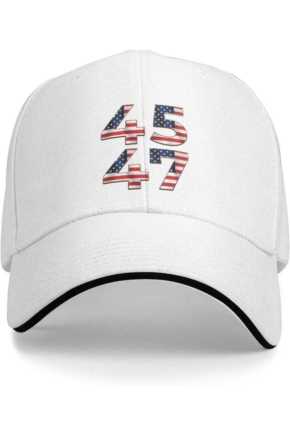 Trump 2024 President Hat Trump 45 and 47 American Flag 45 47 Trump Hat Pro Trump 2024 Baseball Cap Funny Trucker Hat