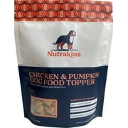 Nutrakins Chicken & Pumpkin Dog Food Topper, Freeze-Dried, Digestive Support and Pumpkin Treat for Dogs