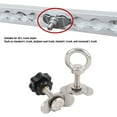 thumbnail image 4 of Kit d'Écrou à Double Crantail pour Rail, Écrou à Vis pour Rail en Acier Inoxydable Compatible avec Lit de Camion, Pickup, RV, ATV, 4 of 7