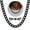 Black, variant on 5mm 20inch Mens Chain Stainless Steel Necklace Curb Cuban Link Necklace Gift