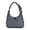 Gray, variant on Women's Ruffled Bow Tote Bag, Spacious Soft Shoulder Tote Bag with Zip Closure, Large Capacity Casual Handbag for Daily Use