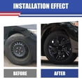 thumbnail image 2 of 15" Set of 4 Hubcaps Wheel Rims Cover for 2013-2015 Honda Civic Sedan,2013 Honda Civic Coupe,Compatible With Steel Wheels Bolt on Installation(Black Lacquer), 2 of 9
