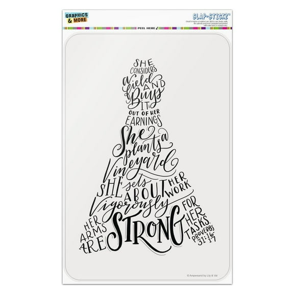 She Considers a Field and Buys it Proverbs Dress Home Business Office Sign