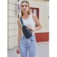 thumbnail image 2 of Sling Bag for Women Crossbody Fanny Packs for Women Leather Sling Chest Bag, 2 of 7