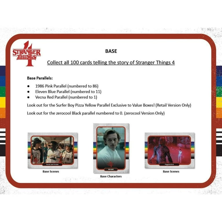 Topps Stranger Things Season 4 Trading Cards Value Box | 7