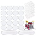 thumbnail image 2 of 56Pcs Drum Dampeners Gel Pads Silicone Drum Silencers 3 Colors Drum Dampening Pads Drum Mute Pads for Drums Tone Control, 2 of 8