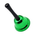 thumbnail image 4 of Shisuyan 1Pc Metal Hand Bell Toy Portable Durable Handbell Hand Percussion Bells Musical Instrument Toy Green, 4 of 8