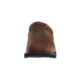 thumbnail image 3 of Women's Laces Crazy Horse Leather Slip-On Mules Round Toe - 09-021-5411-0451 BR 11 M, 3 of 6