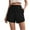 Black, variant on QIPOPIQ Clearance Women's Pants Casual Summer Elastic Waist Sports Loose Solid Short Pants