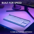 thumbnail image 3 of LOGITECHJ G515 LIGHTSPEED TKL GAMING KEYBOARD TACTILE (WHITE), 3 of 8