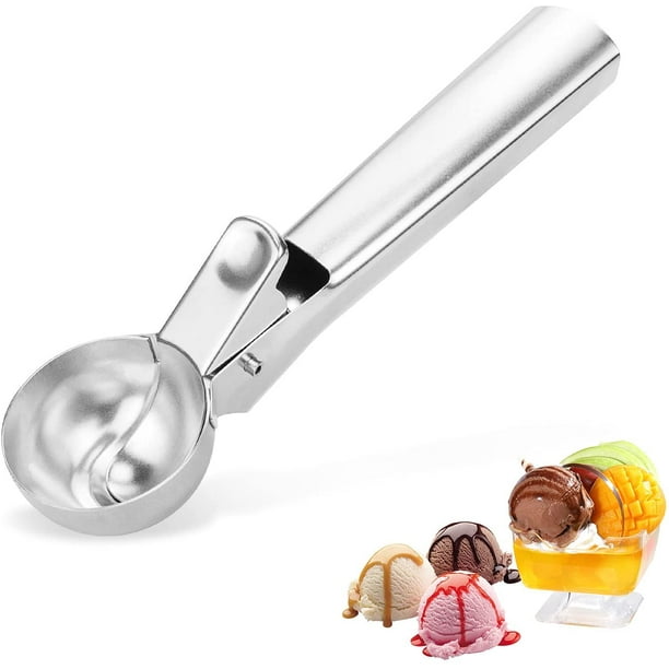 Ice Cream Scoop with Trigger by Plolished Smooth Surface and Premium