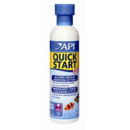 Freshwater Salt - API Quick Start, Freshwater And Saltwater Aquarium Nitrifying Bacteria, 8 oz