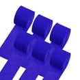 thumbnail image 1 of Uxcell Cintas de Papel Crepé 6 Rollos 492 pies para Decoración, Azul Oscuro (1.8 in x 82 ft/Rollo), 1 of 5