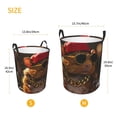thumbnail image 3 of Balery Hip-Hop Guinea Pig. Cesta de ropa redonda con asas, impermeable, independiente, para ropa, juguetes, dormitorio y familia-Medium, 3 of 6