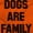 Orange, variant on Dogs Family Mans Best Friend Pet Lady Men's Graphic T Shirt Tees Brisco Brands S