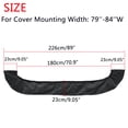 thumbnail image 3 of 600D  3 BOW Bimini Top Boot Cover Storage Bag Sock Boat Shade No Frame Waterproof UV Resistant, 3 of 9