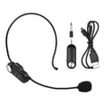 thumbnail image 1 of Andoer Headset All-Purpose Wireless Microphone UHF Wireless Mic Microphone System Built-in Battery with 3.5mm Plug/ 6.35mm Converter for Video Recording Vlogging Live Streaming Teaching Meet, 1 of 7
